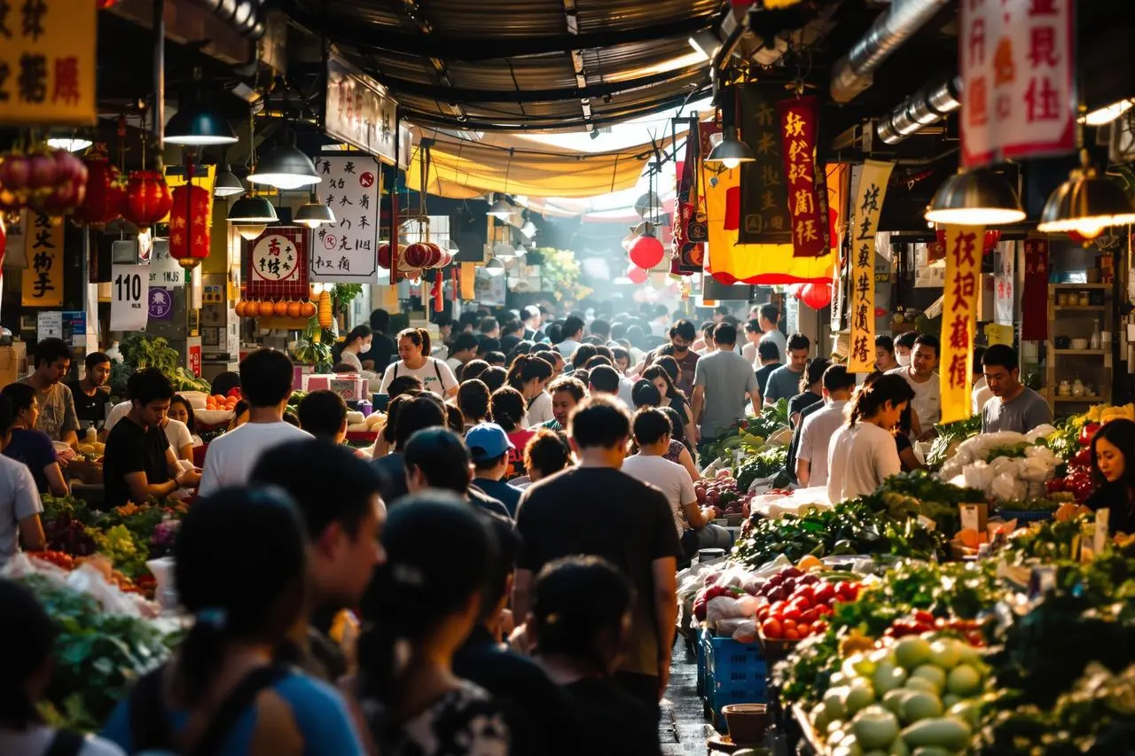 黑料吃瓜 - 某地菜市场突发纠纷，围观群众拍下全过程